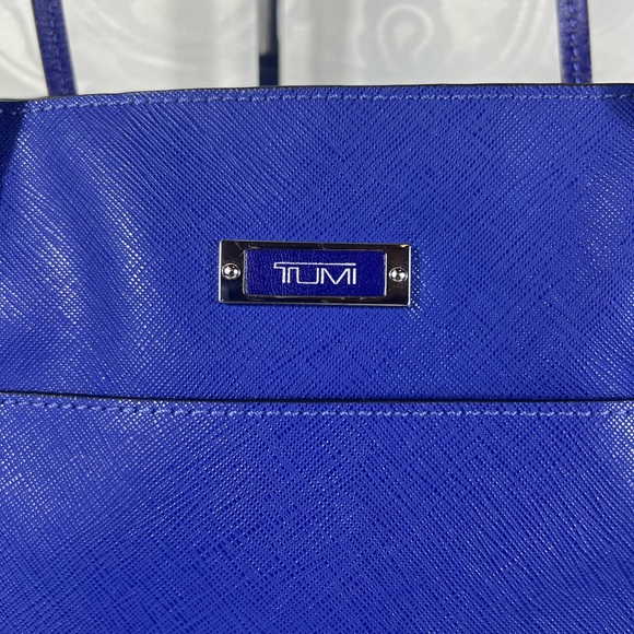 Tumi Cobalt Saffiano Tote - Picture 3 of 15